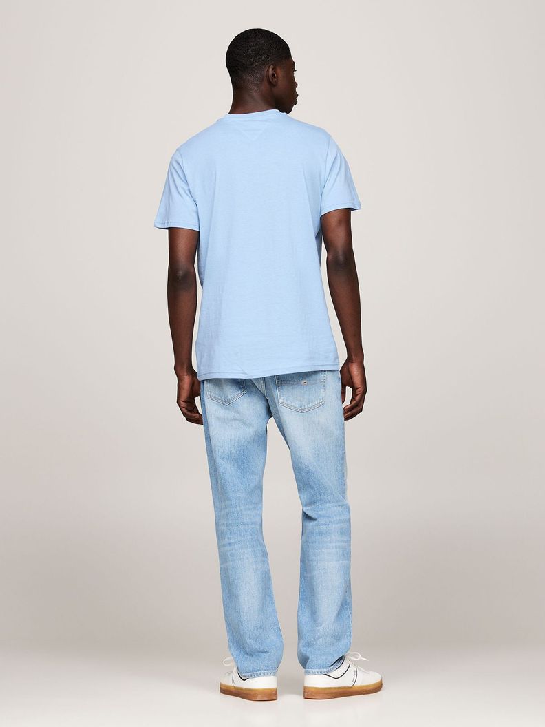 Polera Essential Con Logo Celeste Tommy Jeans-2