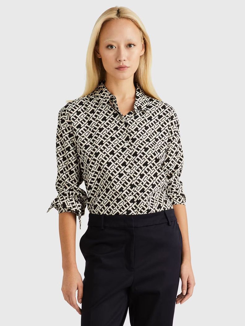 CAMISA ESTAMPADO DE MONOGRAM MULTICOLOR TOMMY HILFIGER-0