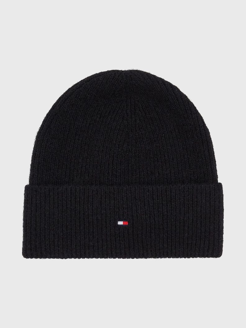 Beanie Essential Con Logo Negro Tommy Hilfiger-0