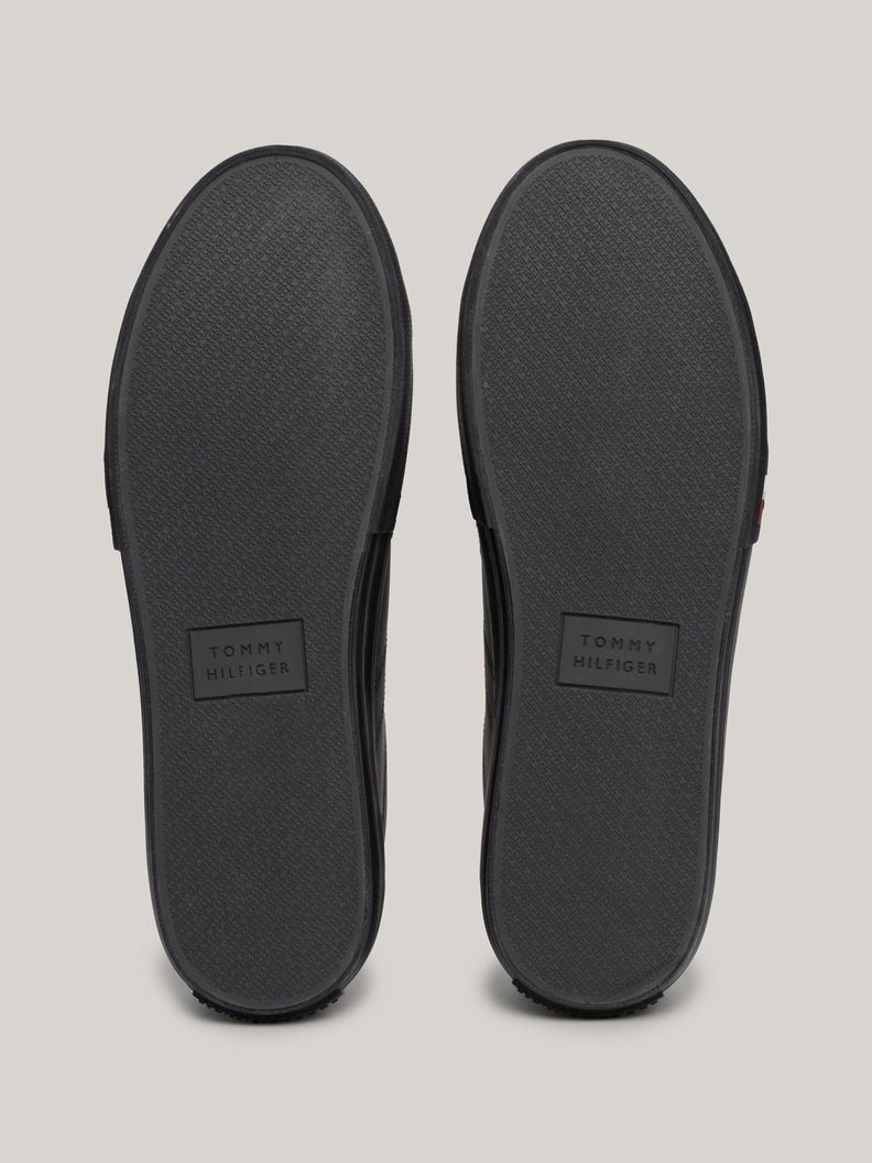 Zapatillas Street Cuero Con Logo Negro Tommy Hilfiger-3