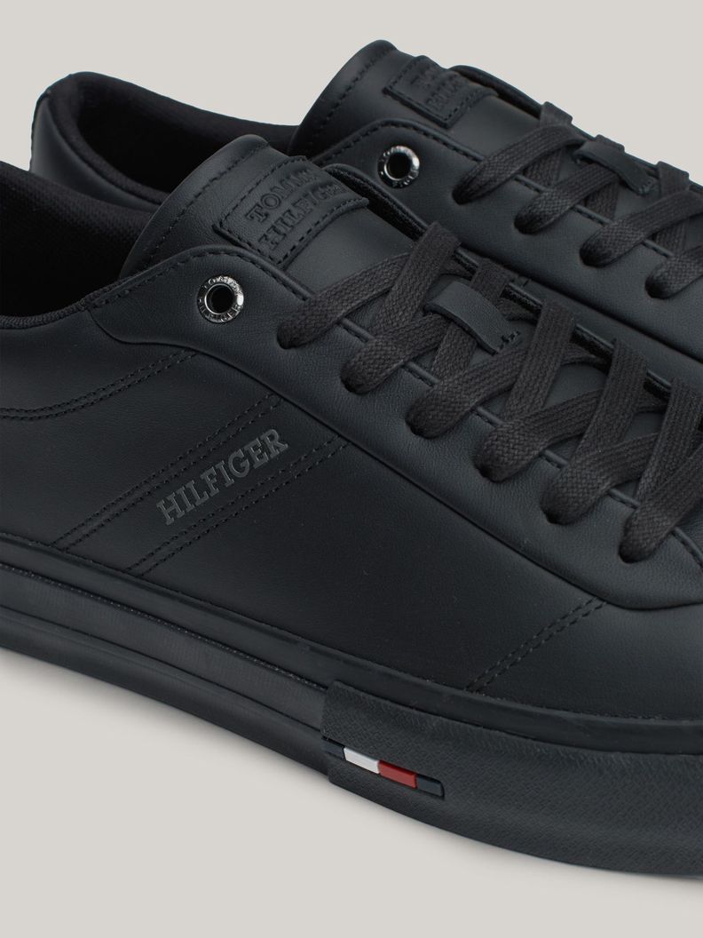 Zapatillas Street Cuero Con Logo Negro Tommy Hilfiger-6