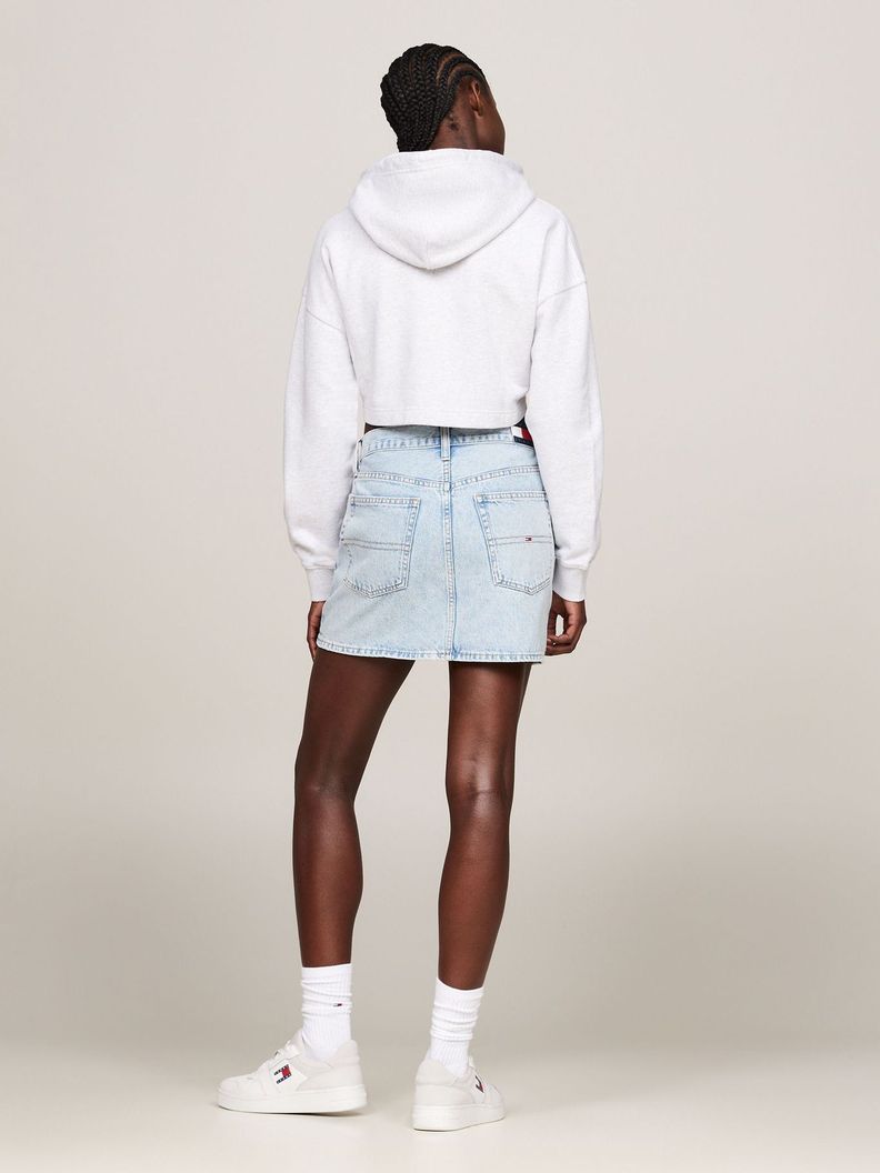 Polerón Hoodie Logo Letterman Blanco Tommy Jeans-2