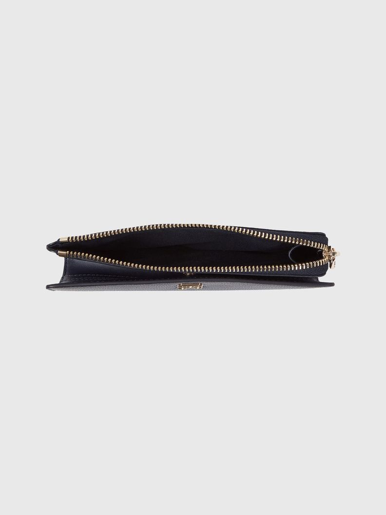 Billetera Monograma Con Cierre Azul Tommy Hilfiger-2