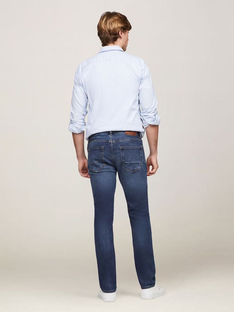 Jeans Denton De Corte Recto Azul Tommy Hilfiger-2