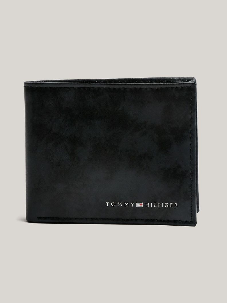 Billetera Malta Cde Cuero Con Logo Negro Tommy Hilfiger-0