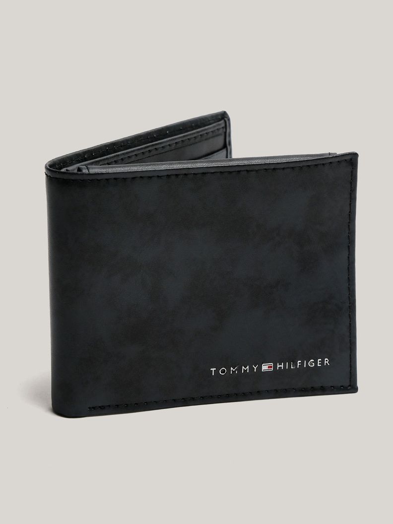 Billetera Malta Cde Cuero Con Logo Negro Tommy Hilfiger-2