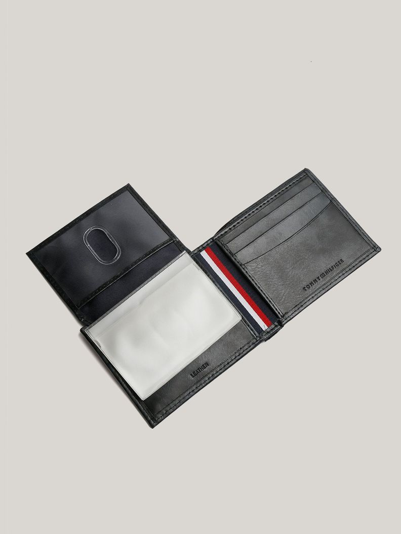Billetera Malta Cde Cuero Con Logo Negro Tommy Hilfiger-3