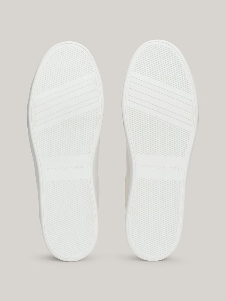 Zapatillas De Cuero Monogram Blanco Tommy Hilfiger-3