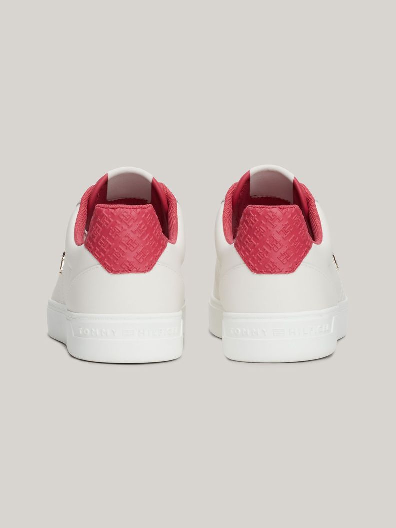 Zapatillas De Cuero Monogram Blanco Tommy Hilfiger-7