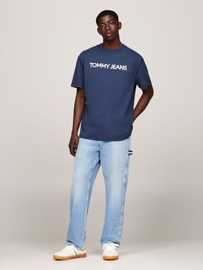 Polera New Classic Con Logo Azul Tommy Jeans-1