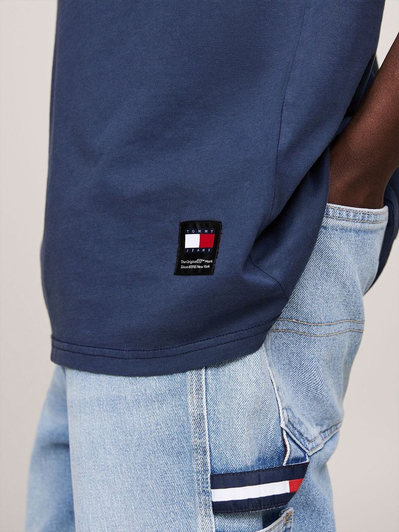 Polera New Classic Con Logo Azul Tommy Jeans-3