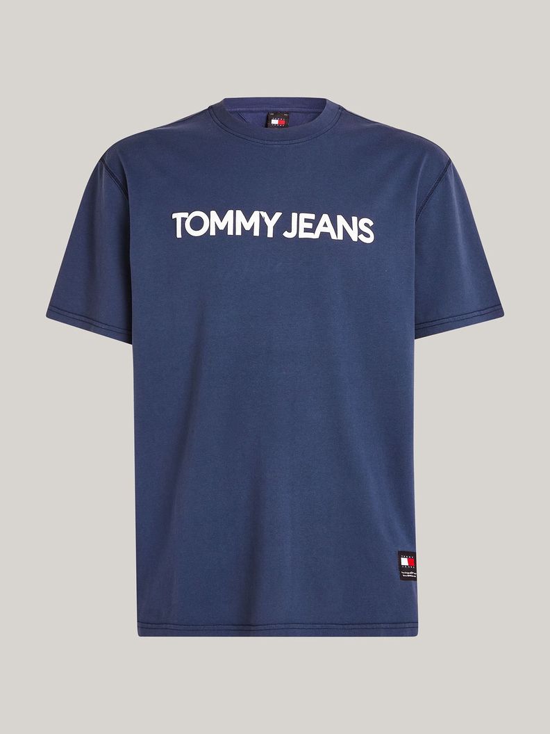 Polera New Classic Con Logo Azul Tommy Jeans-4