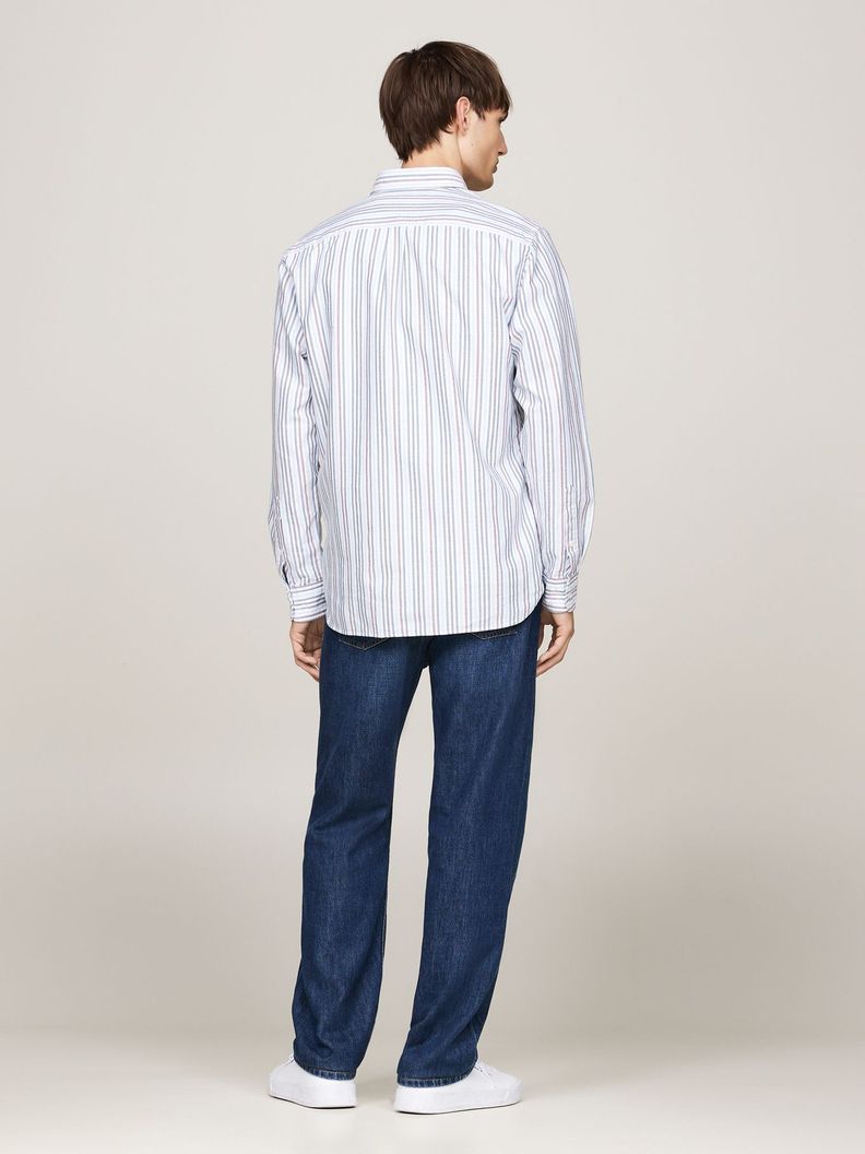 Camisa Stripe Oxford Regular Multicolor Tommy Hilfiger-2