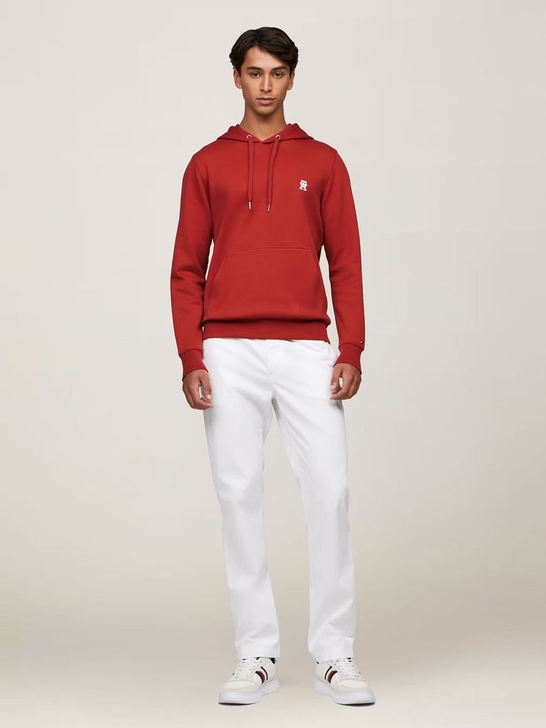 Polerón Hoodie Logo Monogram Rojo Tommy Hilfiger-1