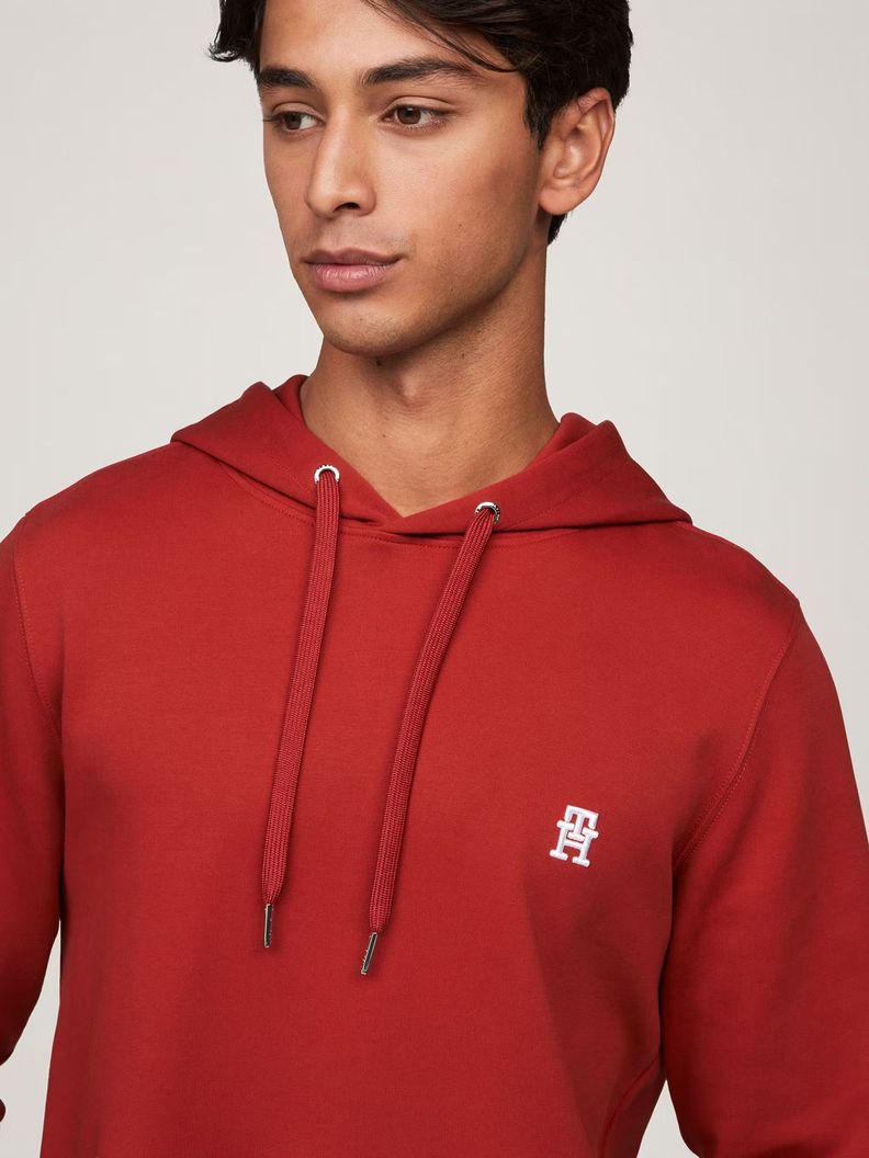 Polerón Hoodie Logo Monogram Rojo Tommy Hilfiger-3