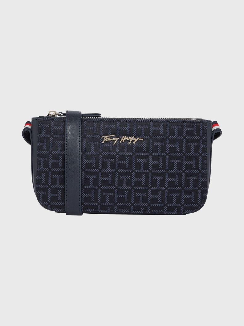 Bandolera Im Latam Jacquard Azul Tommy Hilfiger-0