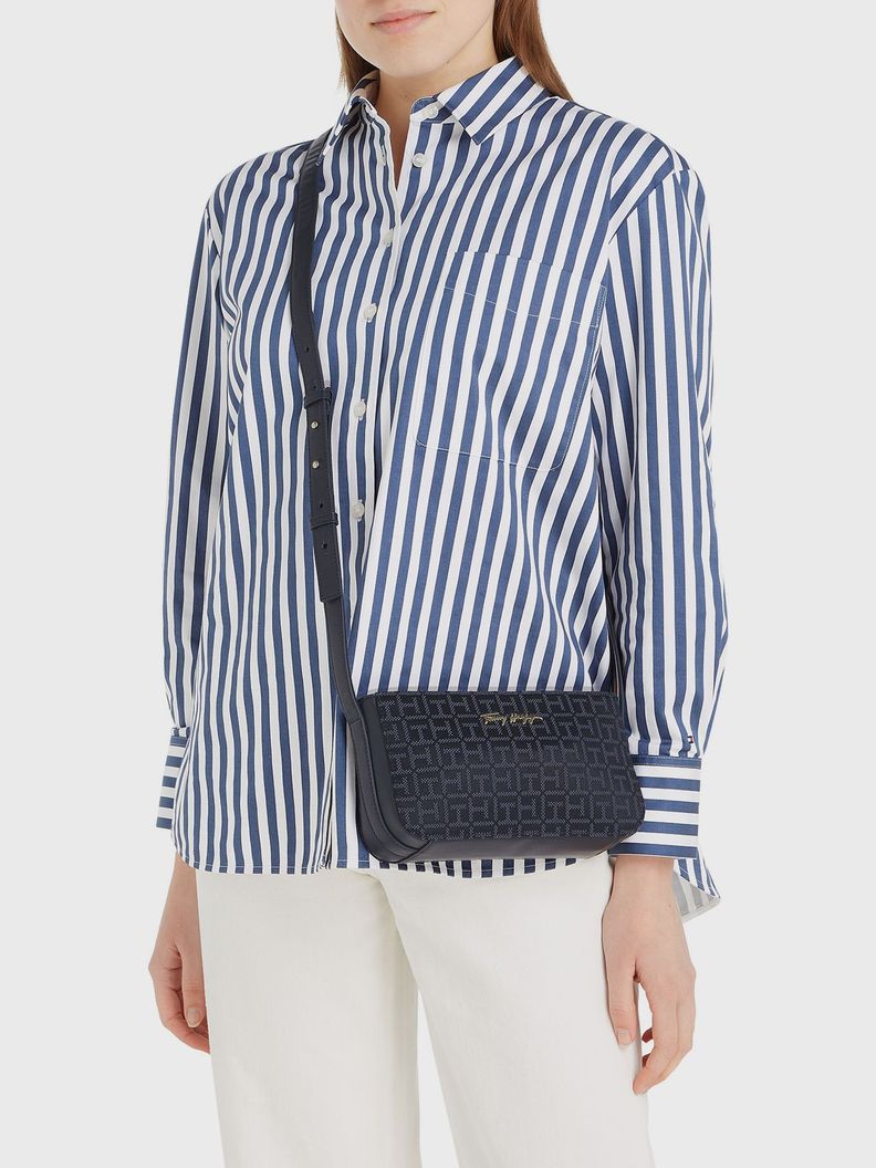 Bandolera Im Latam Jacquard Azul Tommy Hilfiger-1