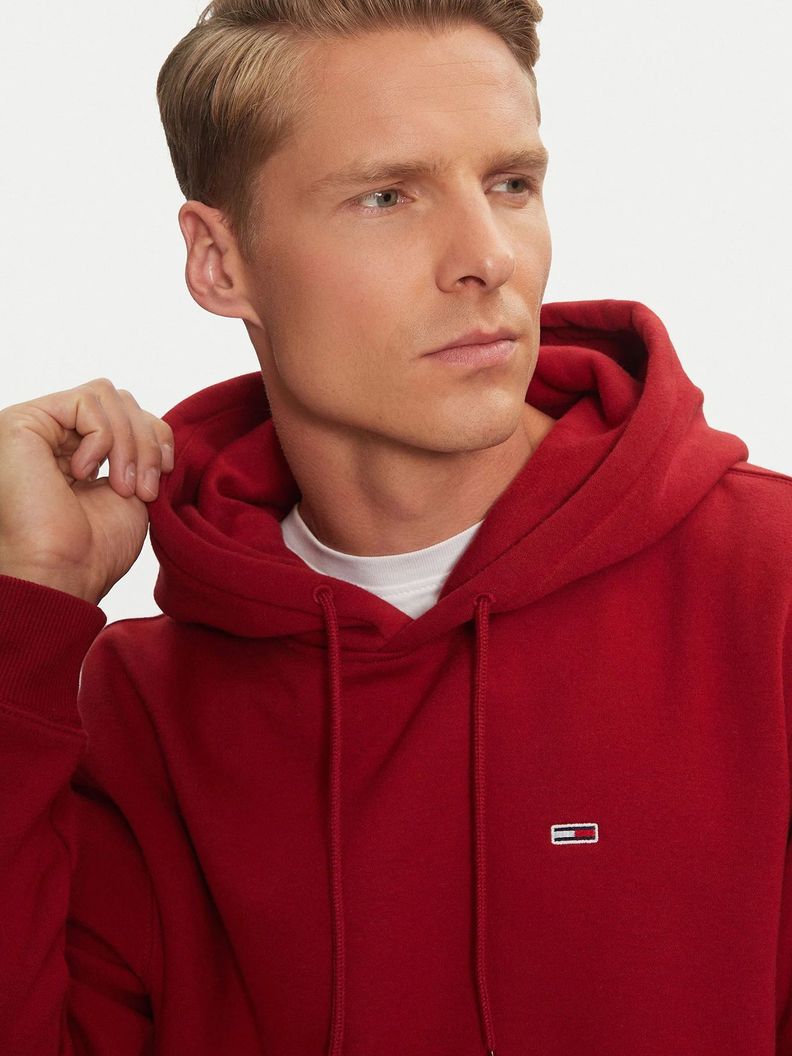 Polerón Hoodie Solid Con Logo Rojo Tommy Jeans-3