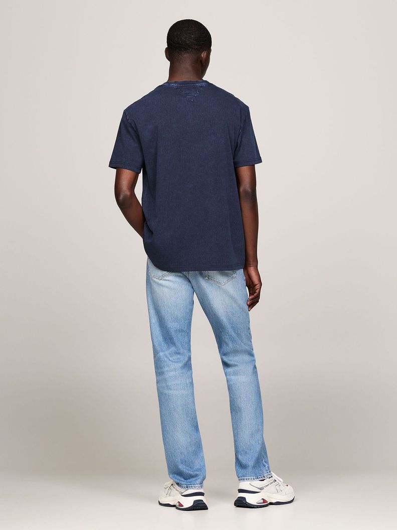 Polera Archive Con Logo Regular Fit Azul Tommy Jeans-2