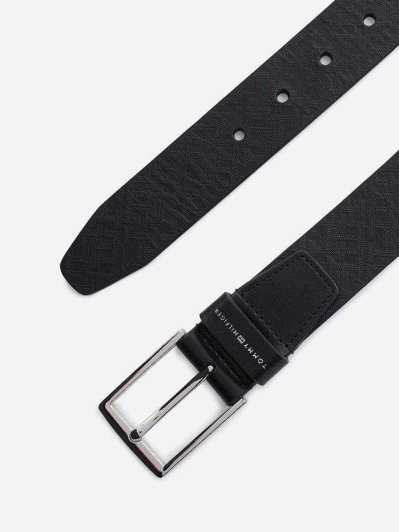 Cinturón Business Monogram Negro Tommy Hilfiger-1