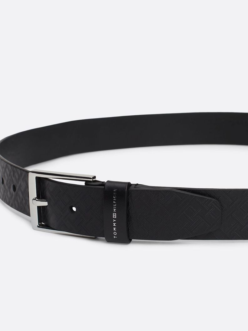 Cinturón Business Monogram Negro Tommy Hilfiger-2