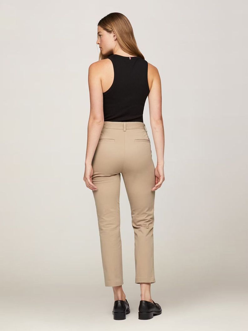 Pantalón Stretch Chino Slim Fit Beige Tommy Hilfiger-2