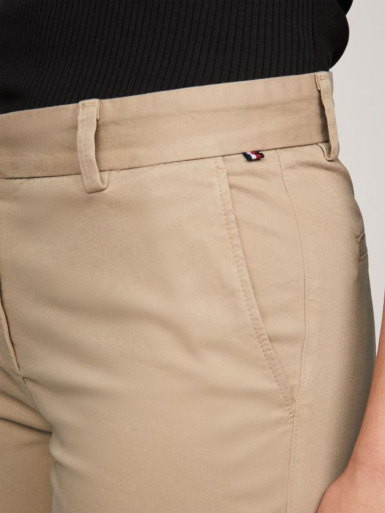 Pantalón Stretch Chino Slim Fit Beige Tommy Hilfiger-3