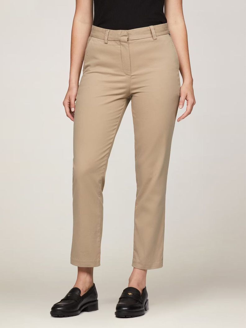 Pantalón Stretch Chino Slim Fit Beige Tommy Hilfiger-1