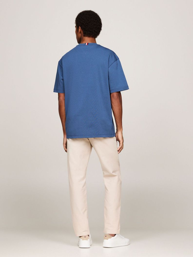 Polera Con Logo Nyc Bordado Azul Tommy Hilfiger-2