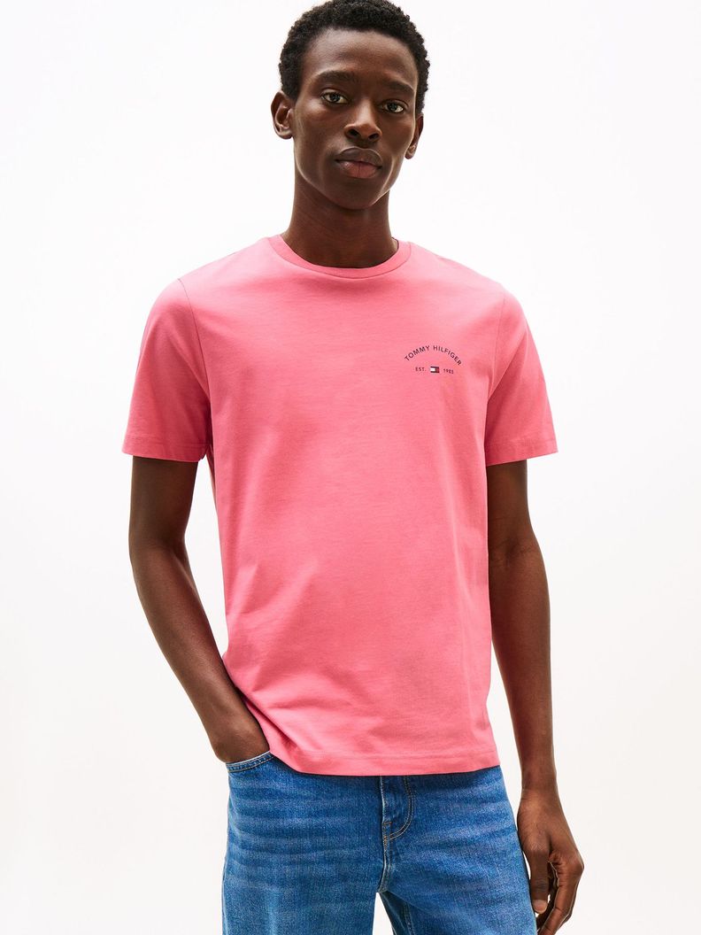 Polera Con Logo Hotel Regular Fit Rosado S