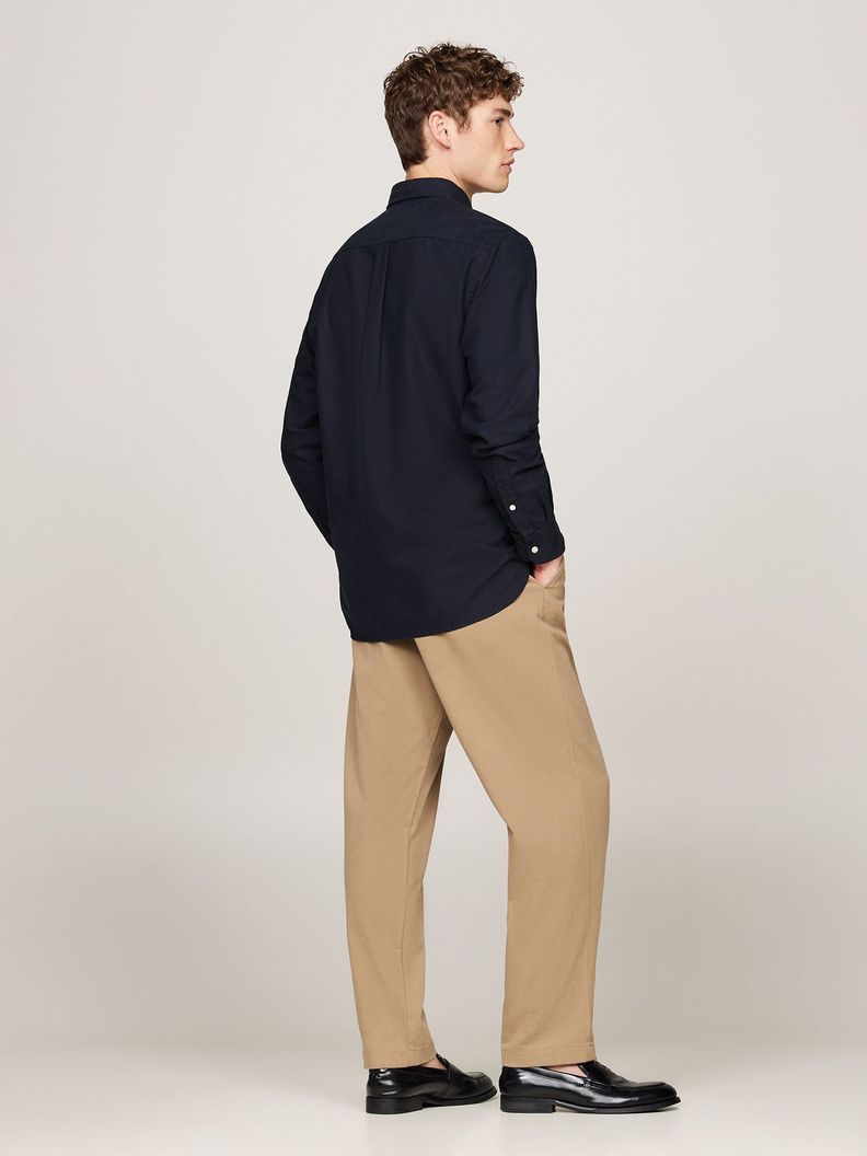 Camisa Oxford Regular Fit Azul Tommy Hilfiger-2