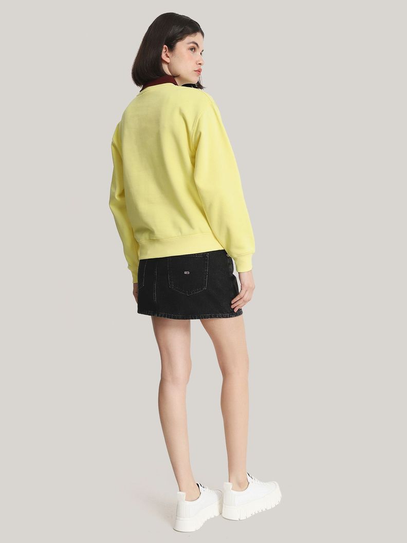 Polerón Modern Con Logo Amarillo Tommy Hilfiger-2