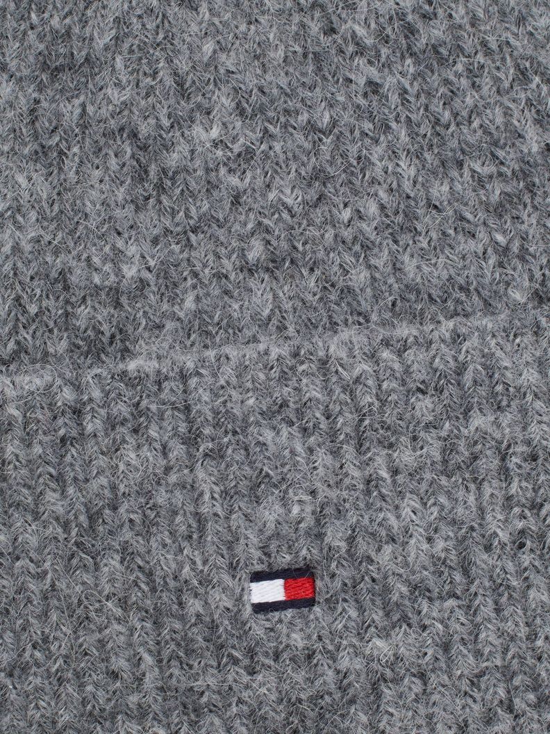 Beanie Essential Con Logo Gris Tommy Hilfiger-2