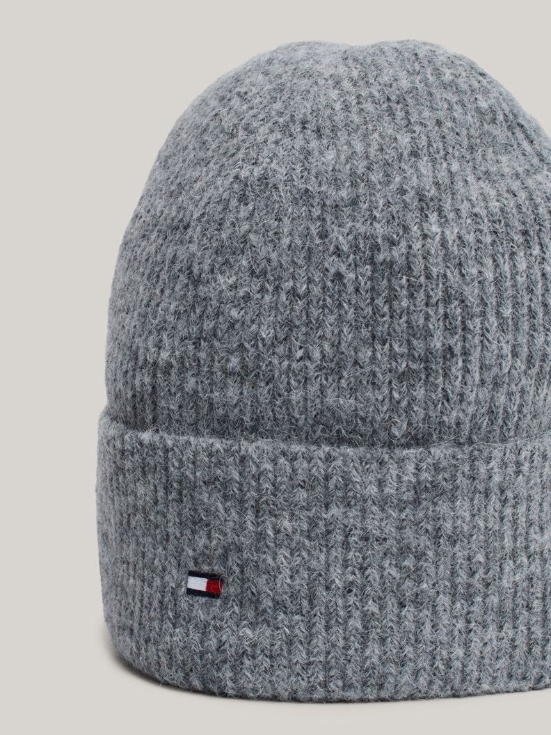 Beanie Essential Con Logo Gris Tommy Hilfiger-3