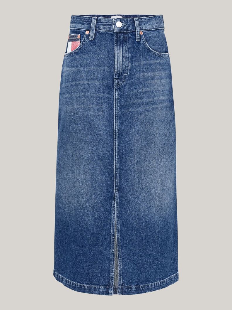 Falda Claire Denim Midi Azul Tommy Hilfiger-4