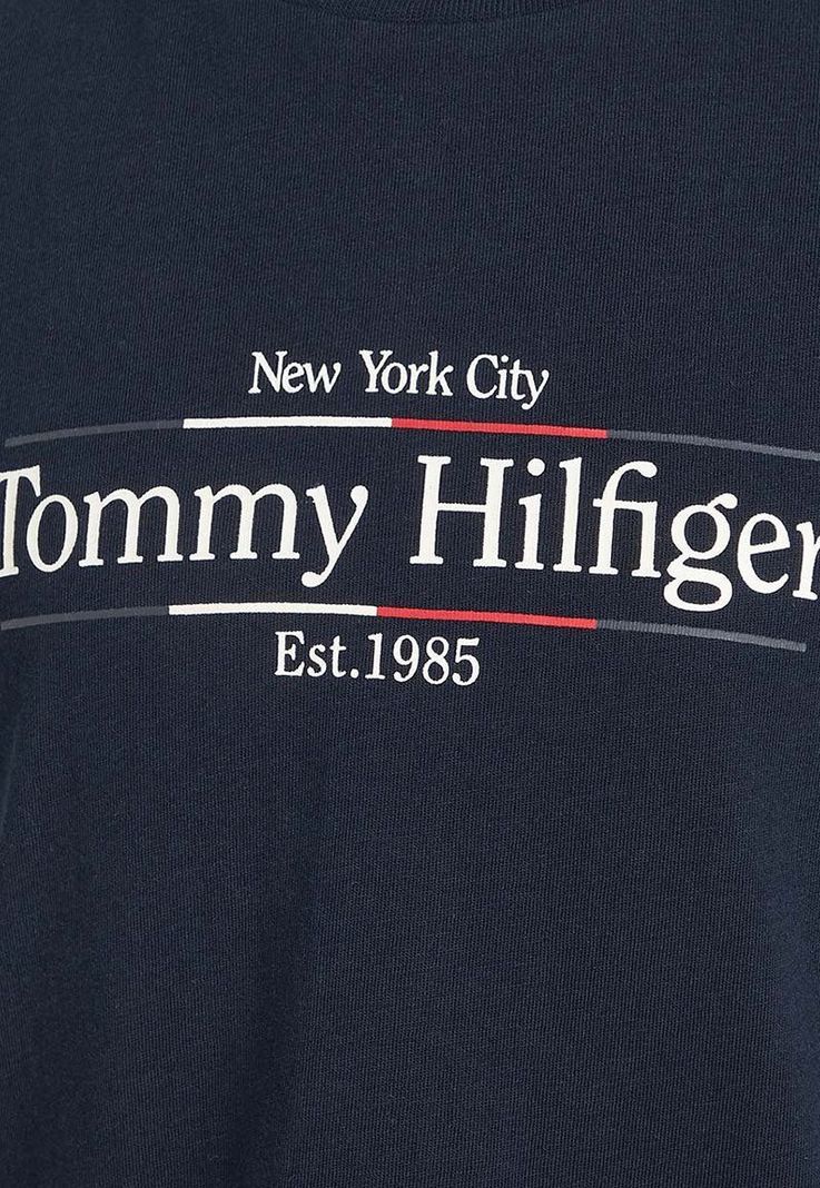 Polera C-Neck C Logo Icon Azul Tommy Hilfiger-4