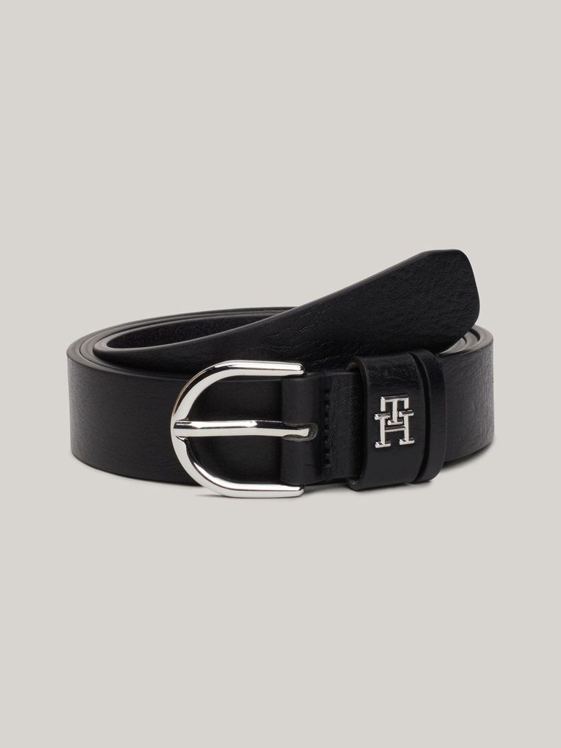 Cinturón Effortless De Cuero Negro Tommy Hilfiger-0