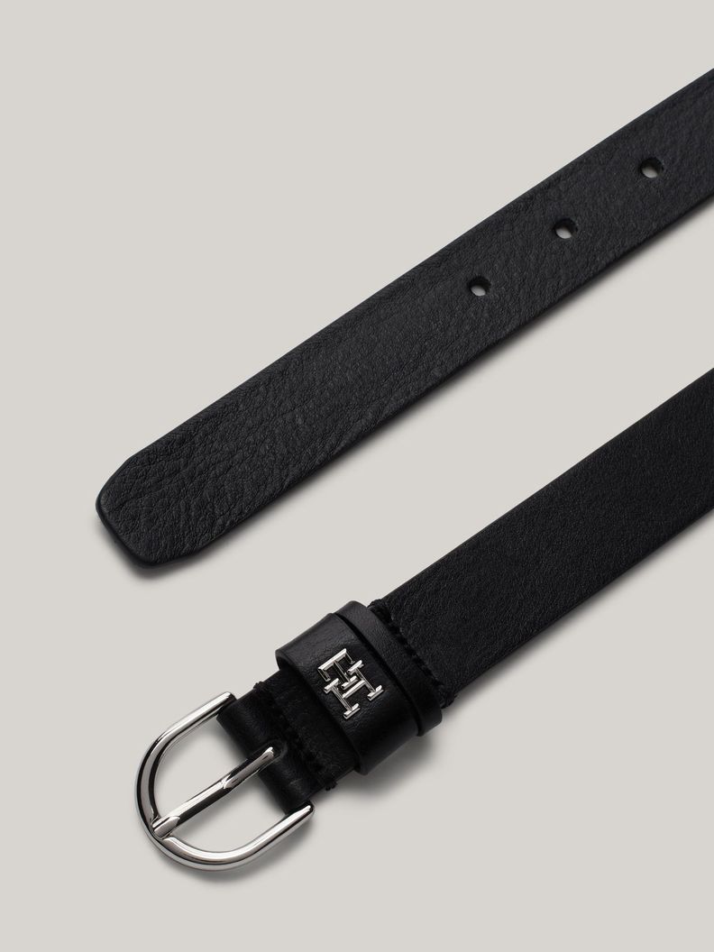 Cinturón Effortless De Cuero Negro Tommy Hilfiger-1