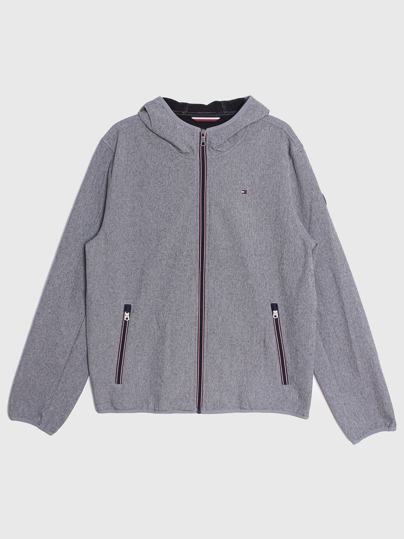 Chaqueta Hoodie Softshell Gris Tommy Hilfiger-4