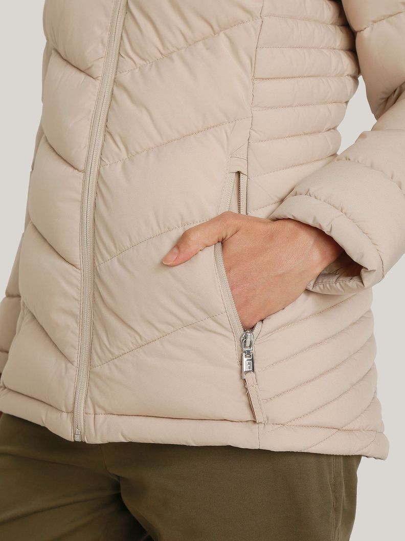 Parka Acolchada Packable de Gorro Beige Tommy Hilfiger-4