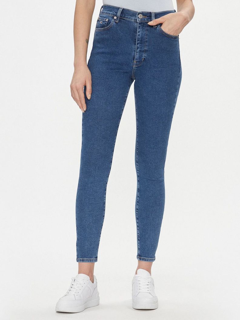 JEANS SYLVIA SKINNY TALLE ALTO AZUL 1A5 TOMMY JEANS-1