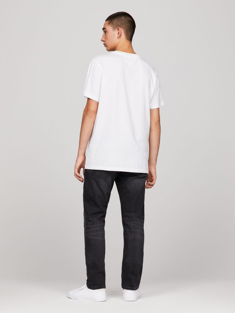 Polera Esencial Con Logo Blanco Tommy Jeans-2