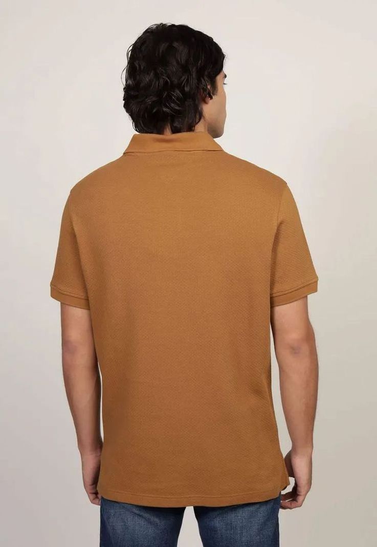 Polo Waffle Con Logo Regular Fit Café Tommy Hilfiger-2