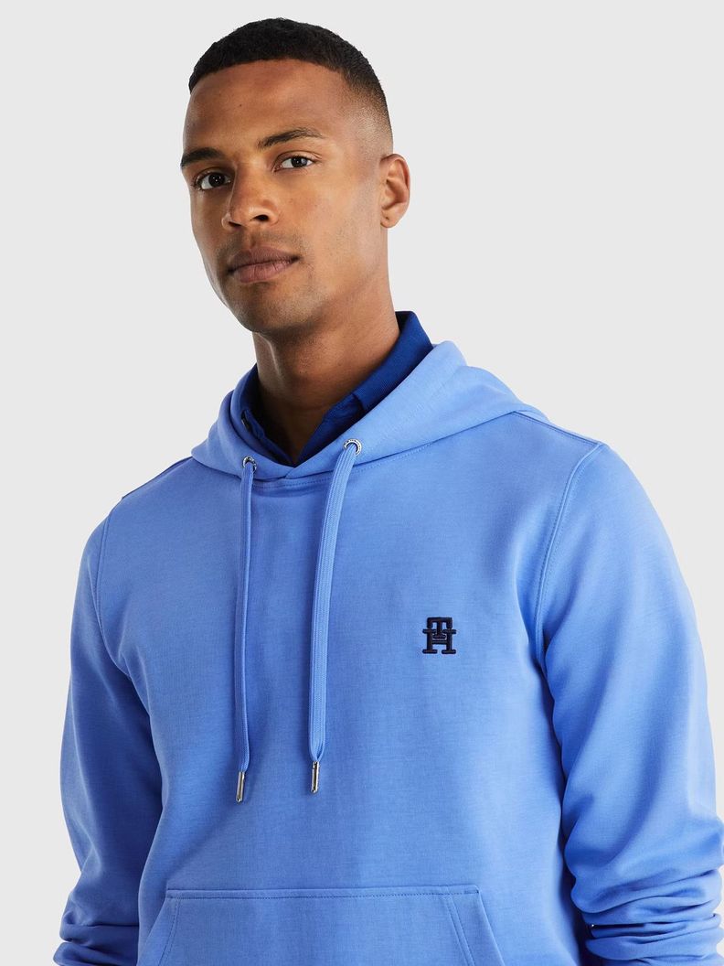Polerón Hoodie Logo Monogram Celeste Tommy Hilfiger-3