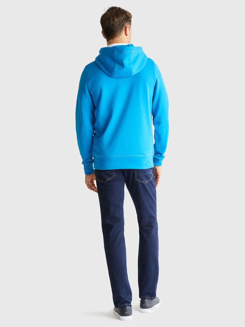 Polerón Hombre Essential Logo Celeste Tommy Hilfiger-2