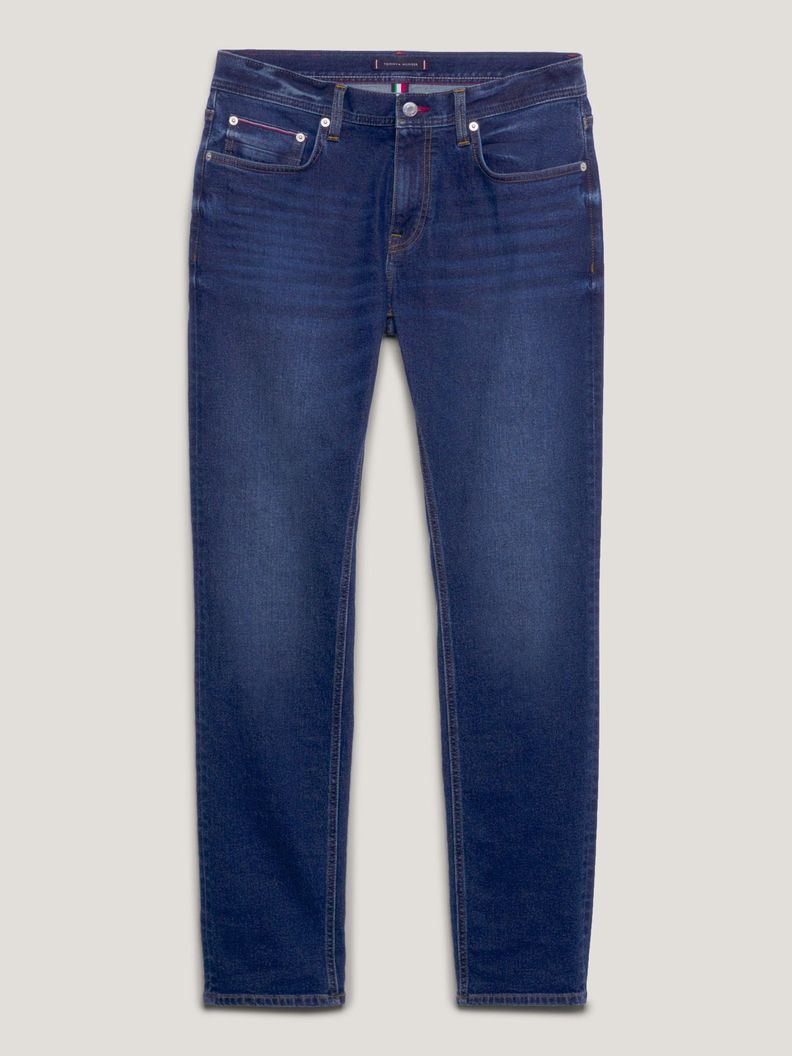 Jeans Denton Con Efecto Desteñido Azul Tommy Hilfiger-4