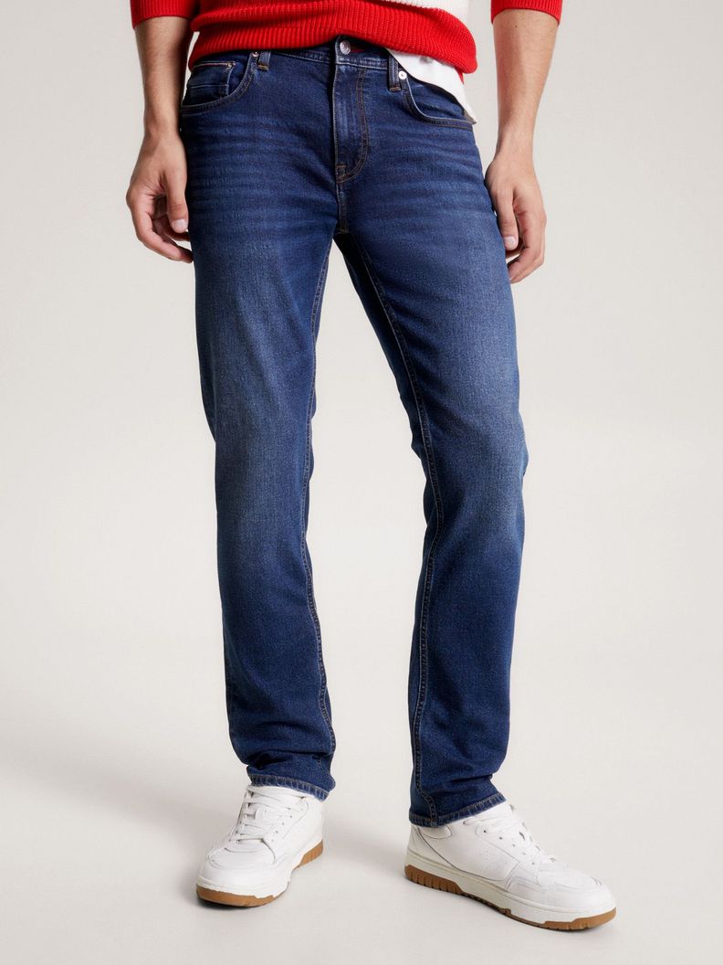 Jeans Denton Con Efecto Desteñido Azul Tommy Hilfiger-1