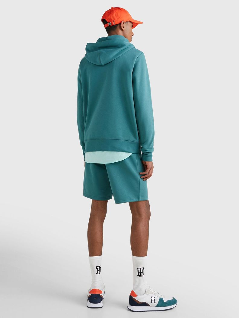 Polerón Hoodie Curve Logo Verde Tommy Hilfiger-2