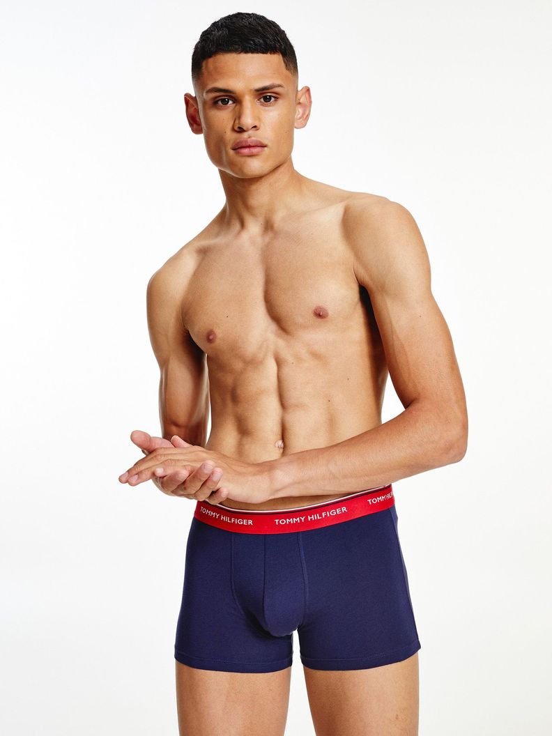 Pack De 3 Calzoncillos Trunk Premium Stretch Azul Tommy Hilfiger-1