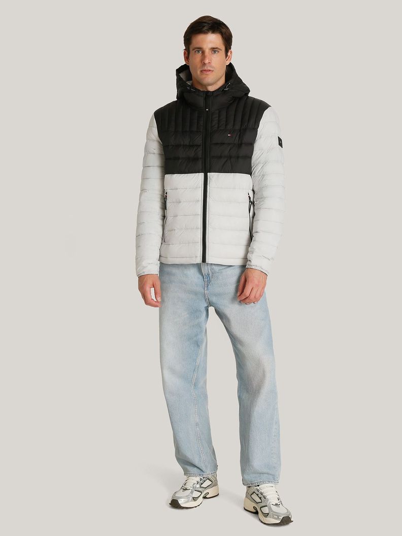 Parka Weight Quilted Colorblock Multicolor Tommy Hilfiger-1